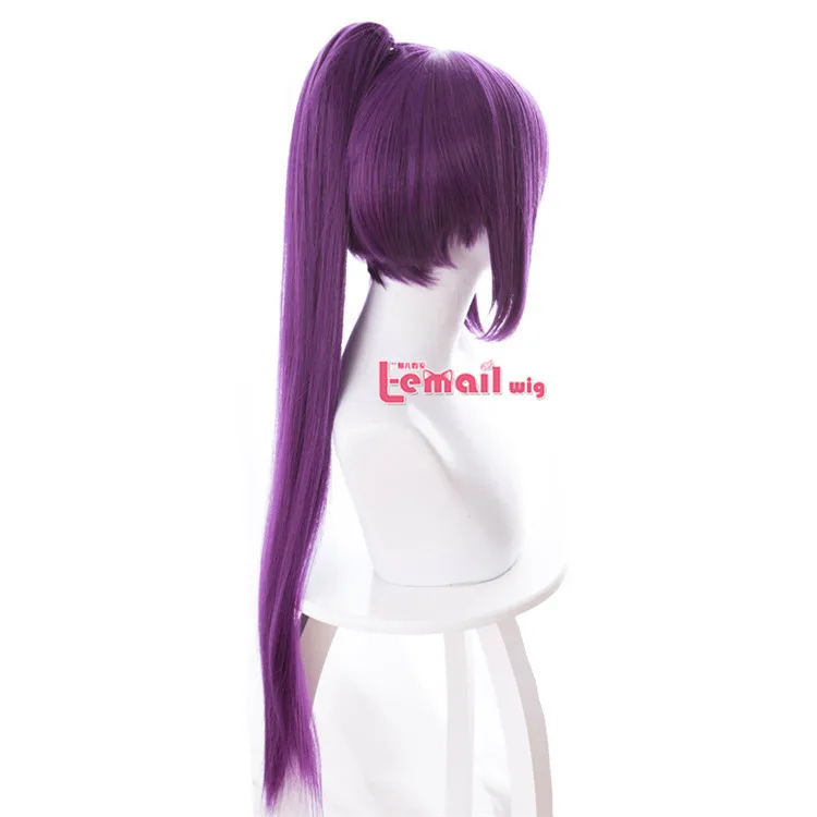 L-email парик игра Fate Grand Order Lancer Scathach Косплей парики длинные прямые термостойкие синтетические волосы Perucas Косплей парик