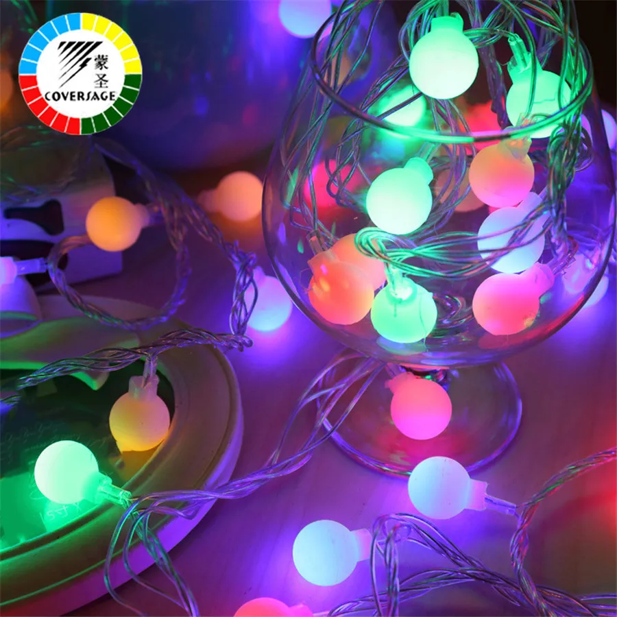 Coversage 10M100 Led Festoon Christmas Tree Garland String Xmas Decoration Ball Led Curtain Navidad Curtain Fairy Lights Holiday Coversage 10M100 Led Festoon Christmas Tree Garland String Xmas Decoration Ball Led Curtain Navidad Curtain Fairy Lights Holiday