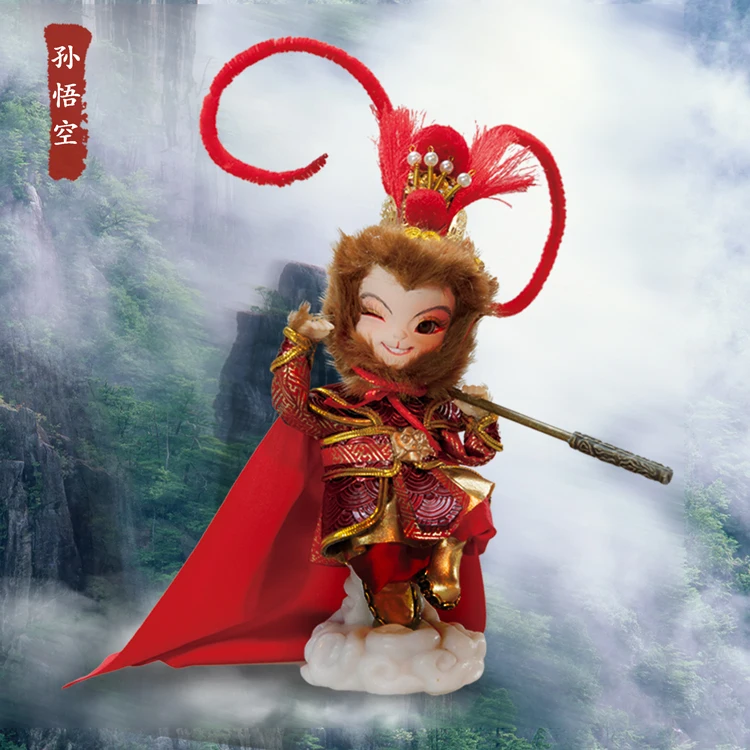 Пекинская шелковая кукла Q Version of Peking Man китайские характеристики Beijing оперные
