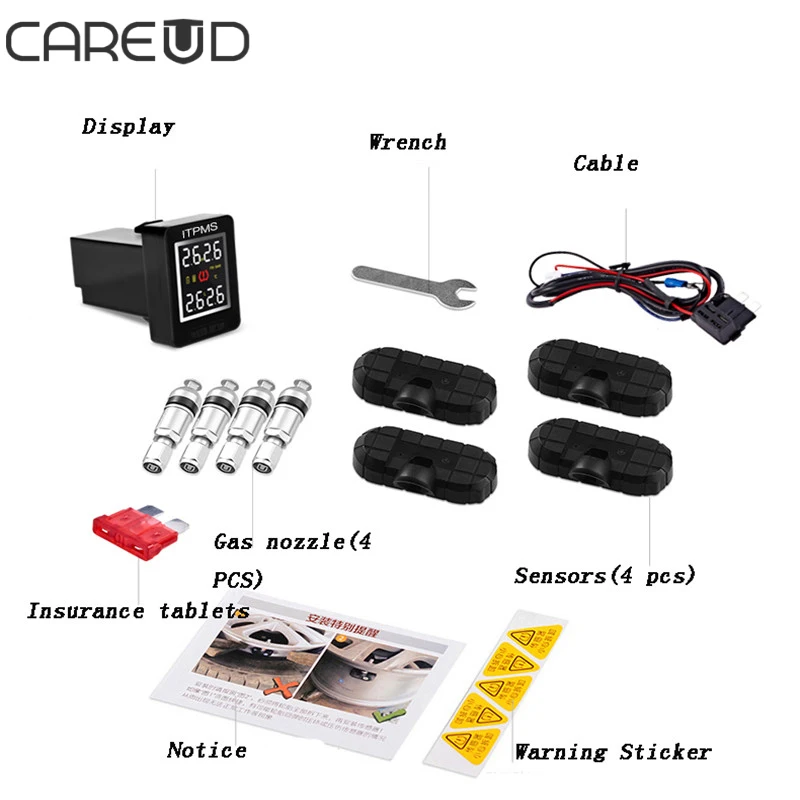 U912 TPMS Nissian Car tire pressure Monitor system 4