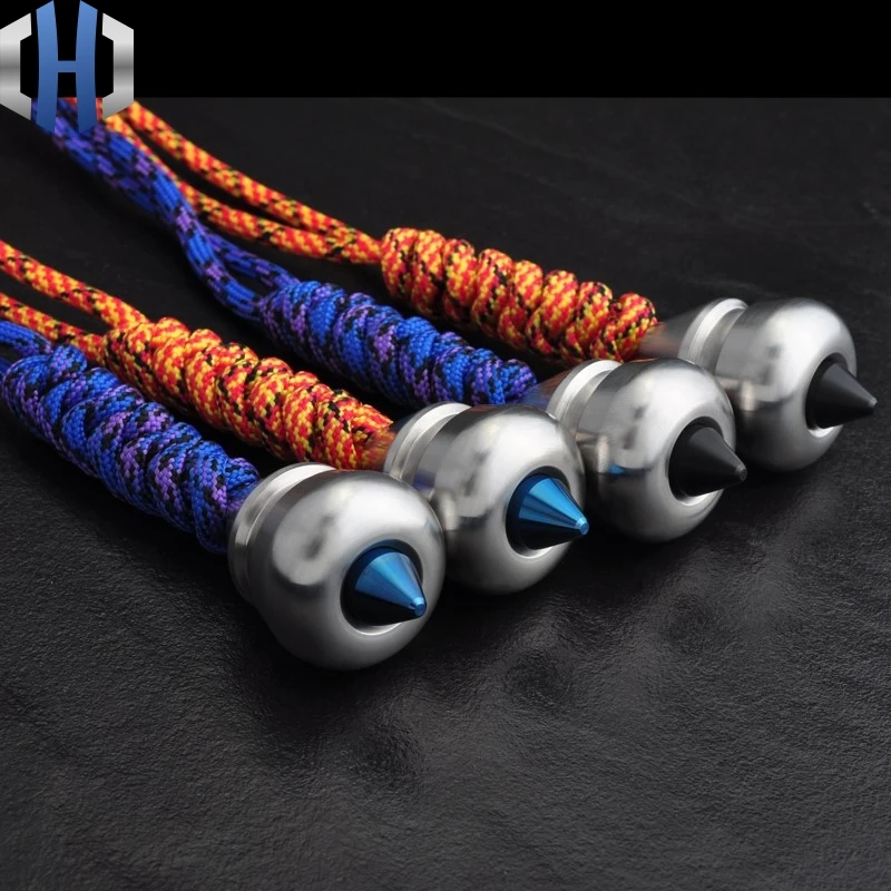 Metal EDC Sharp Knife Beads Pendant Paratrooper Rope Art Double Crafts Gourd Sinkers With Toys Metal EDC Sharp Knife Beads Pendant Paratrooper Rope Art Double Crafts Gourd Sinkers With Toys