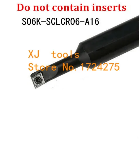 

1pcs S06K-SCLCR06-A16 6mm CNC Turning Lathe Cutter Bar Small Hole Processing Inserts Clamped Internal Boring Tool Holders