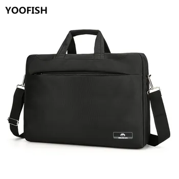 

Business man's briefcase A4 files single-shoulder bag Waterproof Oxford Handbag Computer bag 15.6 inch Large capacity men's bag
