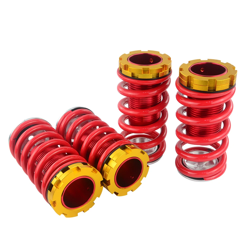 PQY- Forged Aluminum Coilover Kits for Honda Civic 88-00 Red available Coilover Suspension / Coilover Springs PQY-TH11