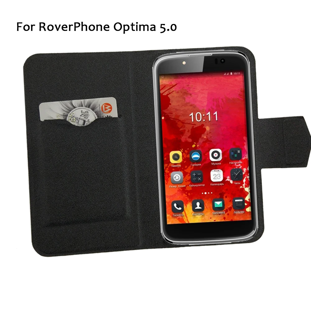 5 barev Super! Kožené pouzdro na telefon RoverPhone Optima 5.0, kožené pouzdro, luxusní móda pro přímý telefon a telefon