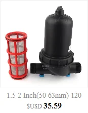 1.5 Inch 2" Mesh120 T Type Disc Filter Laminated Industrial Garden Irrigation Pump Water Treatment Fountain Cyclic Filtration