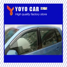 Высокое качество 4 шт. литья под давлением отделка вентиляционное отверстие тени дождь Солнце Ветер Дефлектор окно козырек для поло 2002-2010 2011