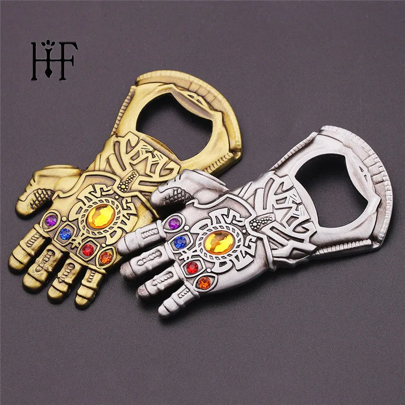 

Infinity Thanos Gauntlet Glove Beer Bottle Opener Soda Glass Caps Remover Kit The Avengers Key Chain