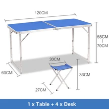 Adjustable Folding Outdoor Party Table Stool Garden Camping Picnic BBQ Table Home Indoor Dining Portable Small Desk Chair Cheap national music museum chair western musical instrument stool free shipping villa garden coffee table desk retail wholesale