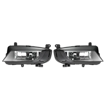 

Left&Right Front Fog Light Lamp Bulb H8 Set clear lens fit for Audi A4L B9 12-15 Sedan 4-Door