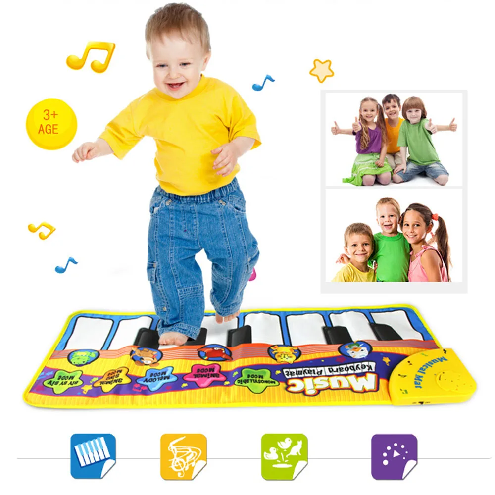 

Piano Mat Early Learning Educational Toys Large Baby Musical Carpet Keyboard Playmat Music Play for Children Kids Puzzle Gifts