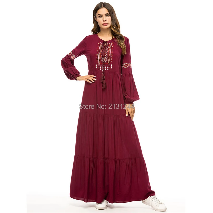 Abaya Qatar ОАЭ турецкий исламский Малайзийский гофрированный мусульманский хиджаб