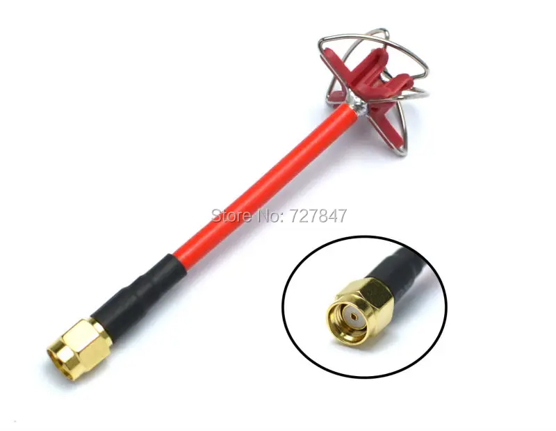 1PCS 5.8GHz FPV 4 Leaf Clover AV Transmission RHCP For Aomway Camera Drone Dji Phantom 3