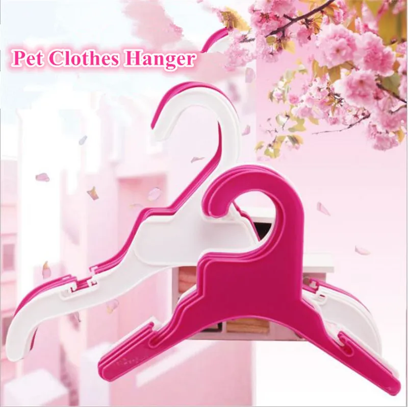 10 pcs/lot Pet cloth hangers pet cloth hangers dog clothes stand