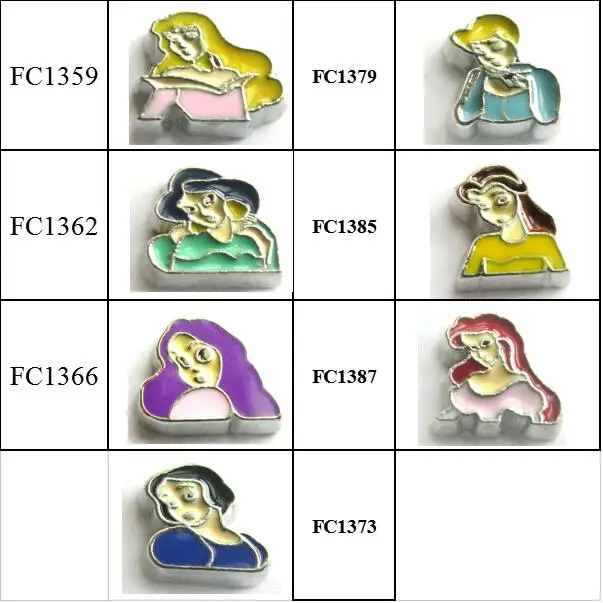 Mixed Styles Princess New arrial ! zinc alloy DIY Floating locket memory charms fit for living | Украшения и аксессуары