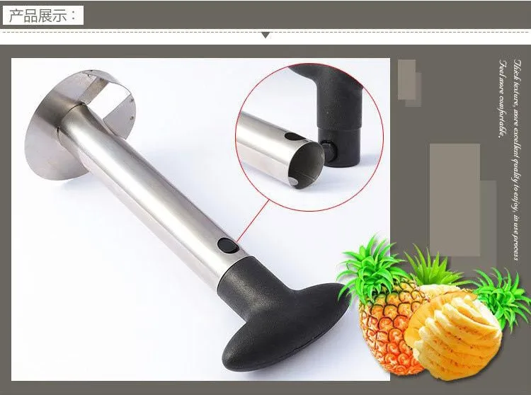 Нержавеющая сталь ананас нож для Кухня Интимные аксессуары Инструменты для нарезки ананаса фрукты Ножи резак Кухня Инструменты и Пособия по кулинарии Лидер продаж