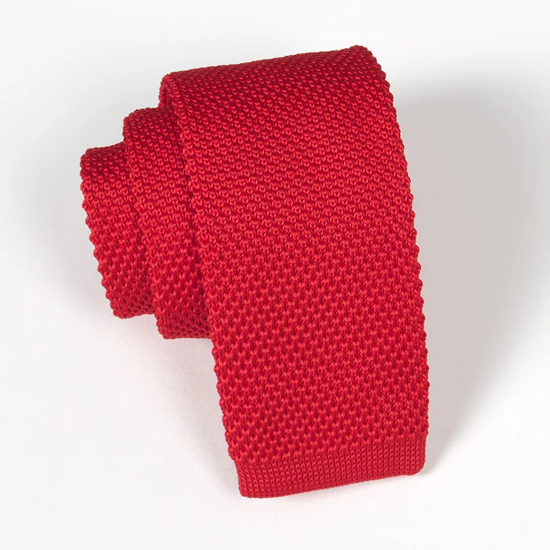 28 цветов, 6 см, мужской модный узкий галстук на шею с плоской головкой, вязаный галстук, галстук, галстуки, официальные галстуки, подарки для мужчин на свадьбу - Цвет: A1904