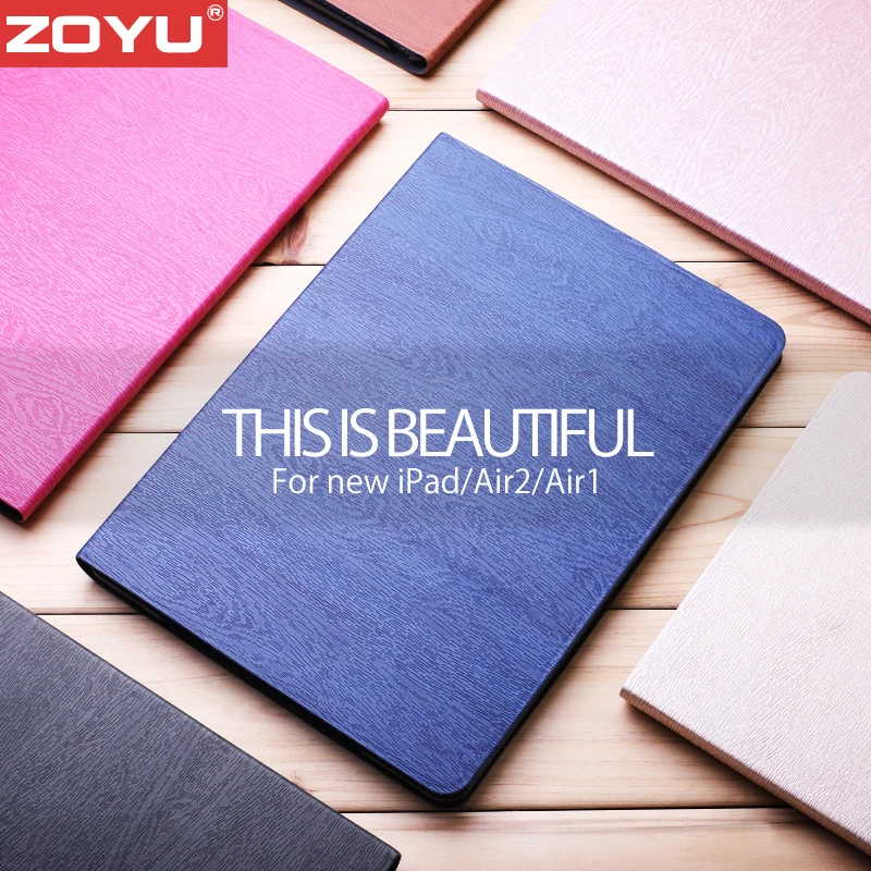 

ZOYU PU Leather Case For iPad air 2 air case Retina Fold Stand Magnetic Flip Tablets Cover For iPad 56