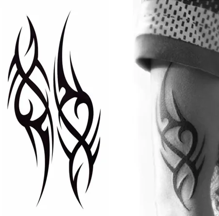 Новые 3D мужские половинные рукава Руки Временные тотемные татуировки наклейки для мальчиков инструменты для красоты стильные татуировки