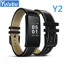 Yulubu Y2 умный Браслет OLED Цвет Экран смарт-браслет монитор сердечного ритма приборы для измерения артериального Давление Meassure Шагомер Смарт-браслет