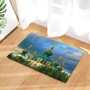 

Building Bath Rugs Europe Vintage Resplendent And Magnificent Church Non-Slip Doormat Floor Entryways Indoor Front Door Mat