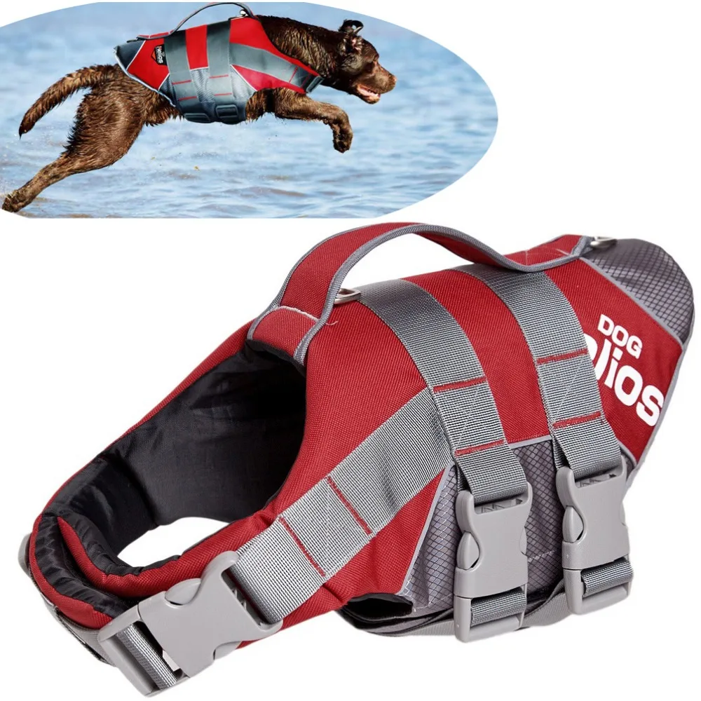 

DogHelios Summer Dog Coats Splash-Explore Outer Performance 3M Reflective/Adjustable Buoyant Dog Harness and Life Jacket