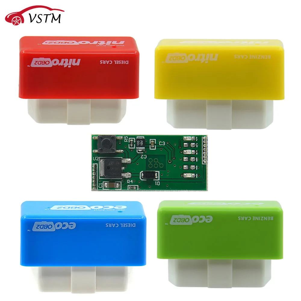 Us 202 5 Offfor Benzine Diesel Cars Nitroobd2 Ecoobd2 Ecu Chip Tuning Box Diagnostic Tool Nitro Obd2 Eco Obd2 Chip Save Fuleincrease Power On - 