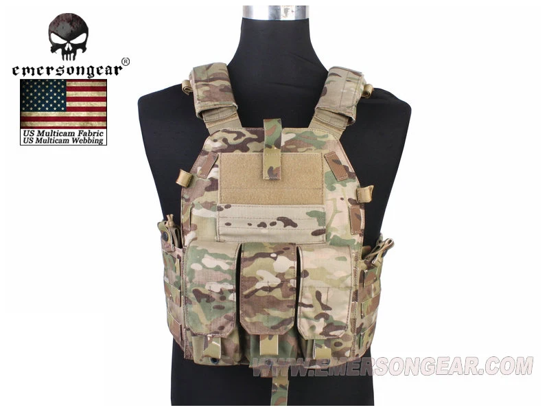 Emersongear Molle vest Hunting Game Tactical Vest Airsoft Combat 094K M4 Pouch Vest Gear Multicam EM7356MC