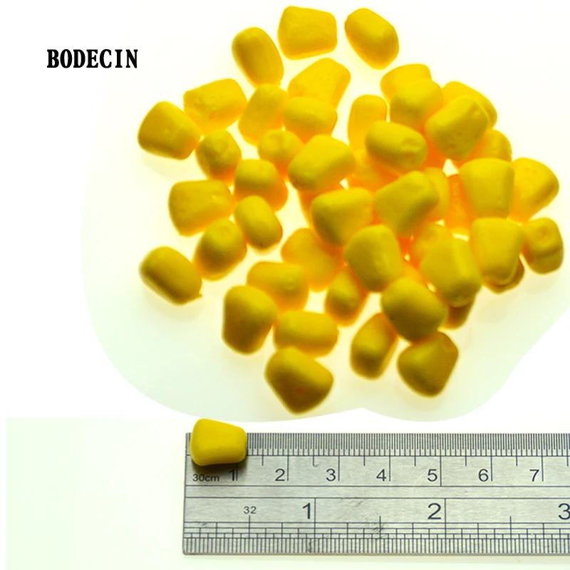 100 шт Поддельные Мягкие силиконовые рыболовные приманки Плавающий Приманки трава наживка для ловли Карпов кукурузные ядра джиг запах искусственных наживок снасти набор