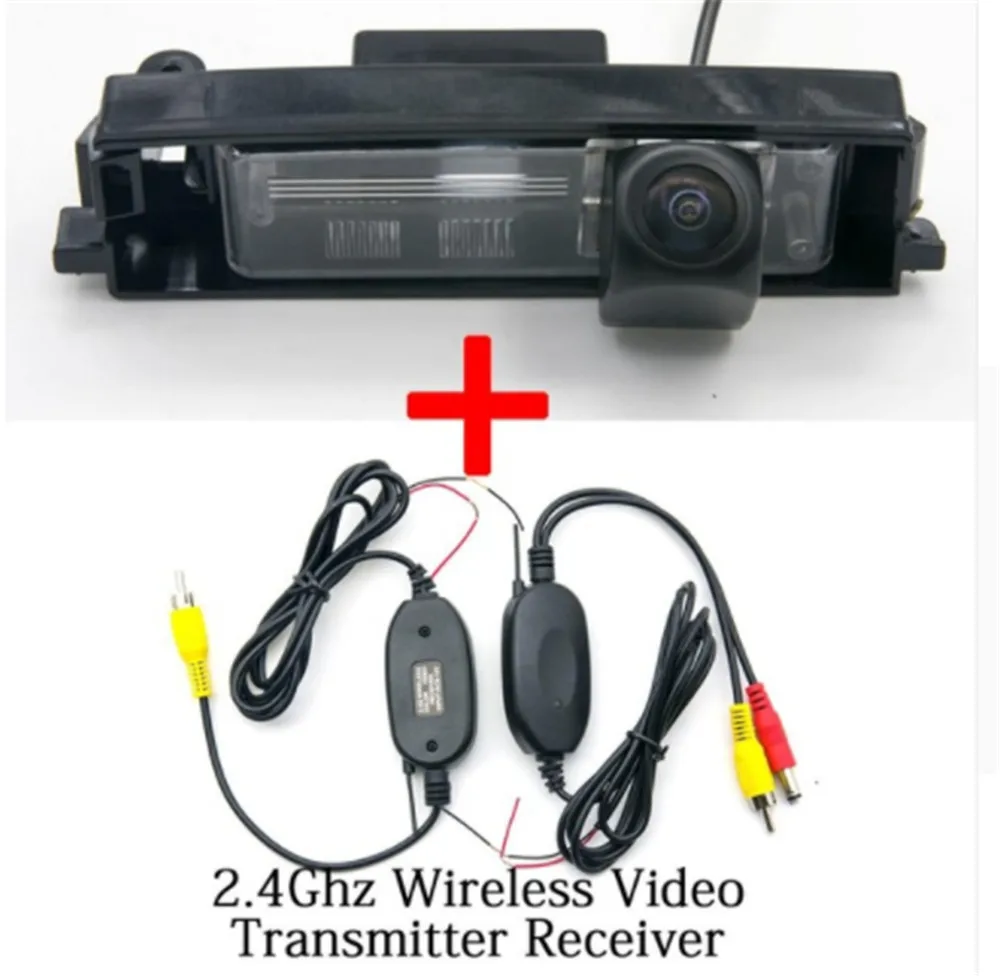 Траектория треков 1080 P Fisheye Автомобильная камера заднего вида для Toyota RAV4 2002 2003 2004 2005 2006 2007 2008 2009 2010 2011 2012 - Название цвета: Camera with wireless