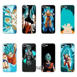 WengYX Dragon Ball Z goku super saiyan синий тонкий силиконовый мягкий чехол для iPhone X 8 8 plus 7 7 plus 6 6s plus 5 5S 5c SE 4 4s