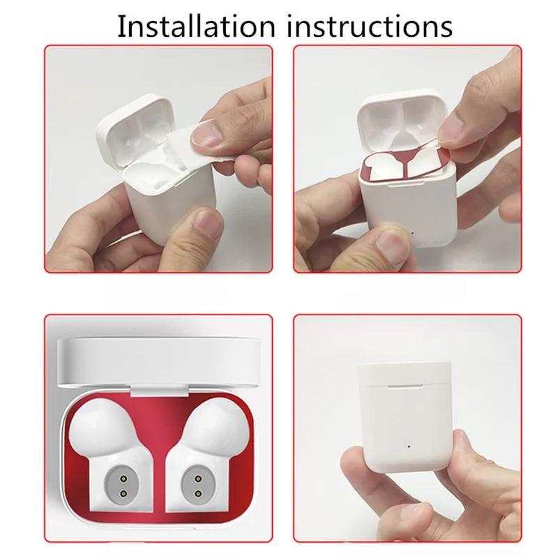 Защита от пыли для Xiaomi Redmi Airdots металлические Bluetooth наушники Mi Air Dots беспроводная