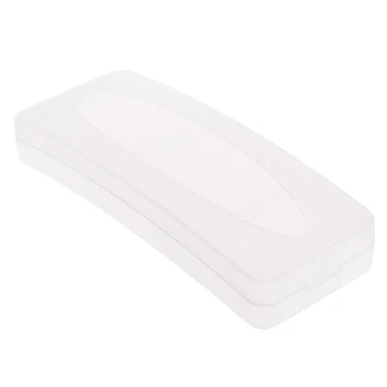 

Durable Plastic Transparent Sunglasses Case Clip On Glasses Box Eyewear Protector