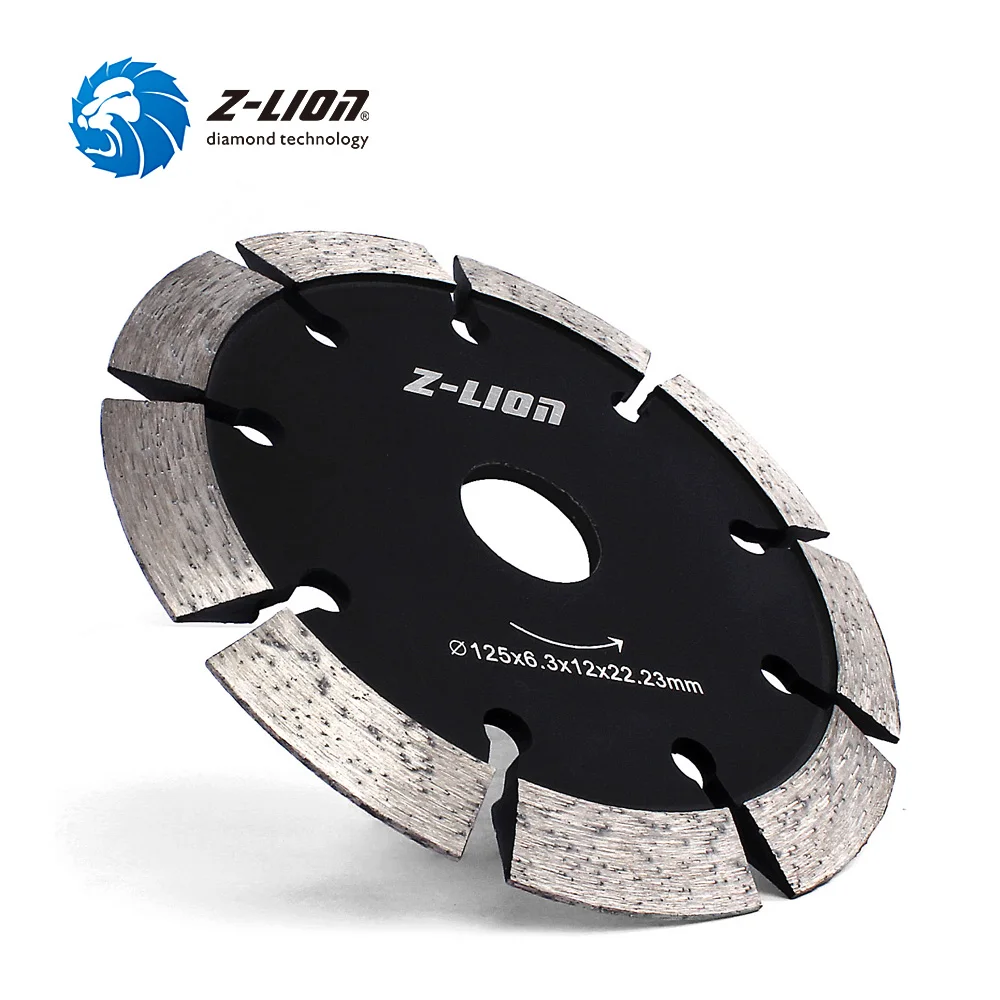Z LION 5" Wall Chaser Diamond Tuck Point Blade Chaser And Widen Cracks