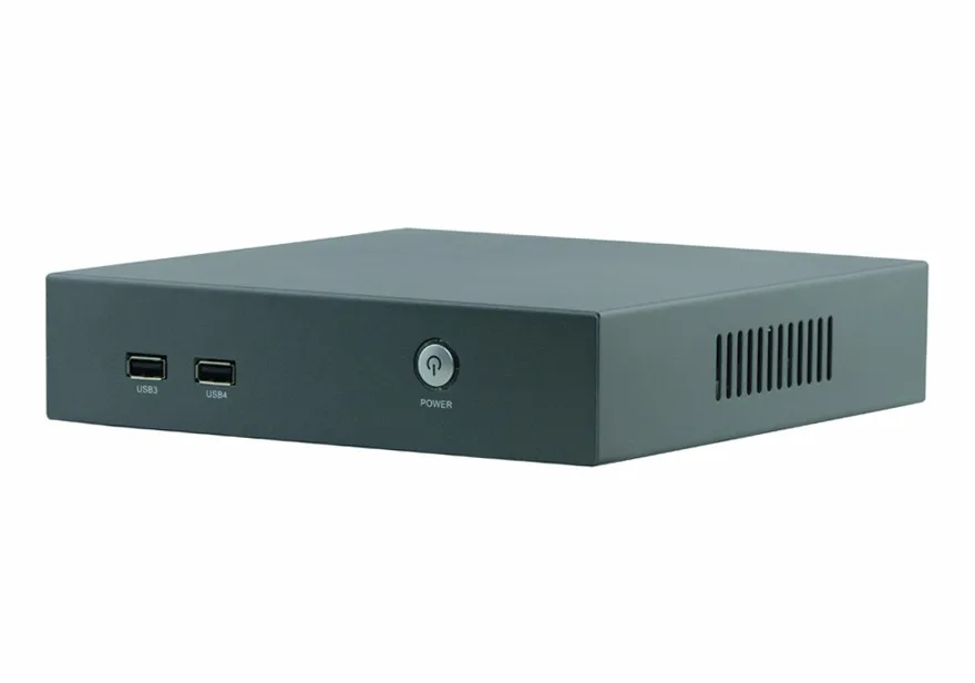 Мини-ПК Win 8 VGA MiniPC Мини-ПК Linux атом D525 Поддержка VGA 2 г Оперативная память 128 г SSD 2 LAN 2 * WI-FI/3G SMA антенны