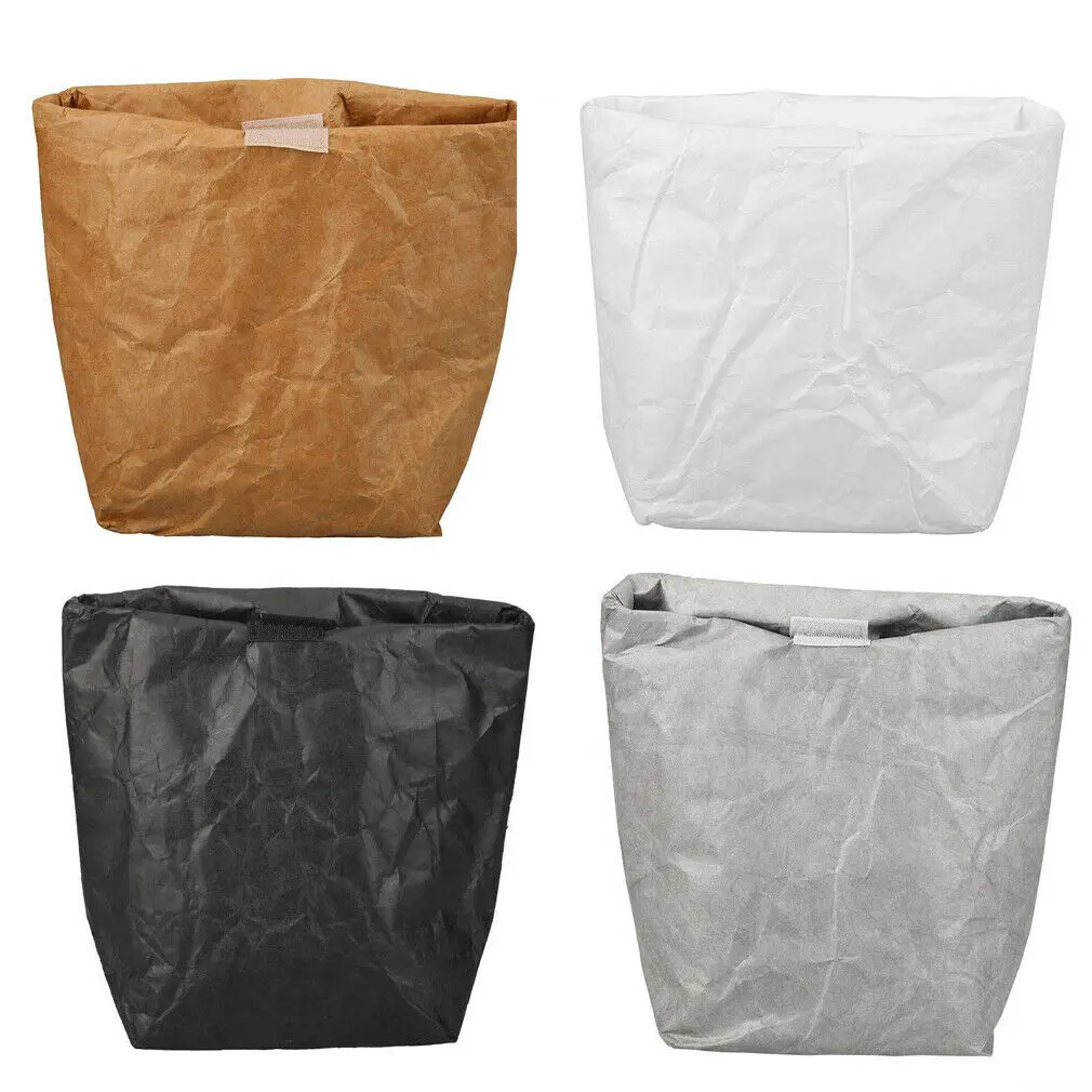 Теплоизоляционная водонепроницаемая переносная сумка для хранения еды для пикника с алюминиевым покрытием из крафт-бумаги сумка для обеда