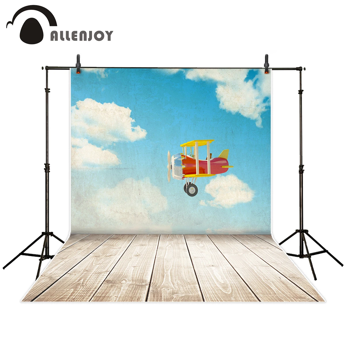 Фон для фотосъемки Allenjoy детский фон с изображением красного неба пилота