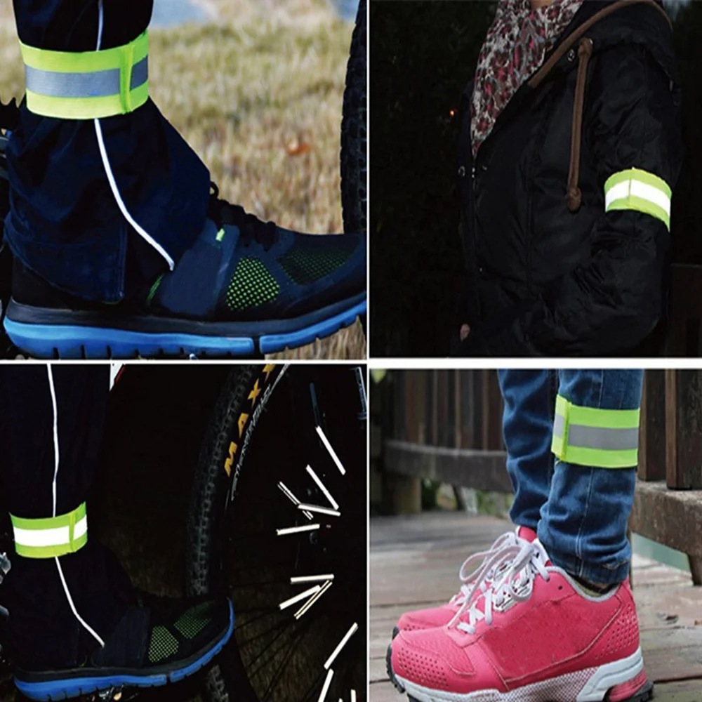 Discount Unisex Running Light Cycling Safety Vest Bike Bicycle Lights Reflective Cloth for Night Riding Jogging Fishing Accessories 3