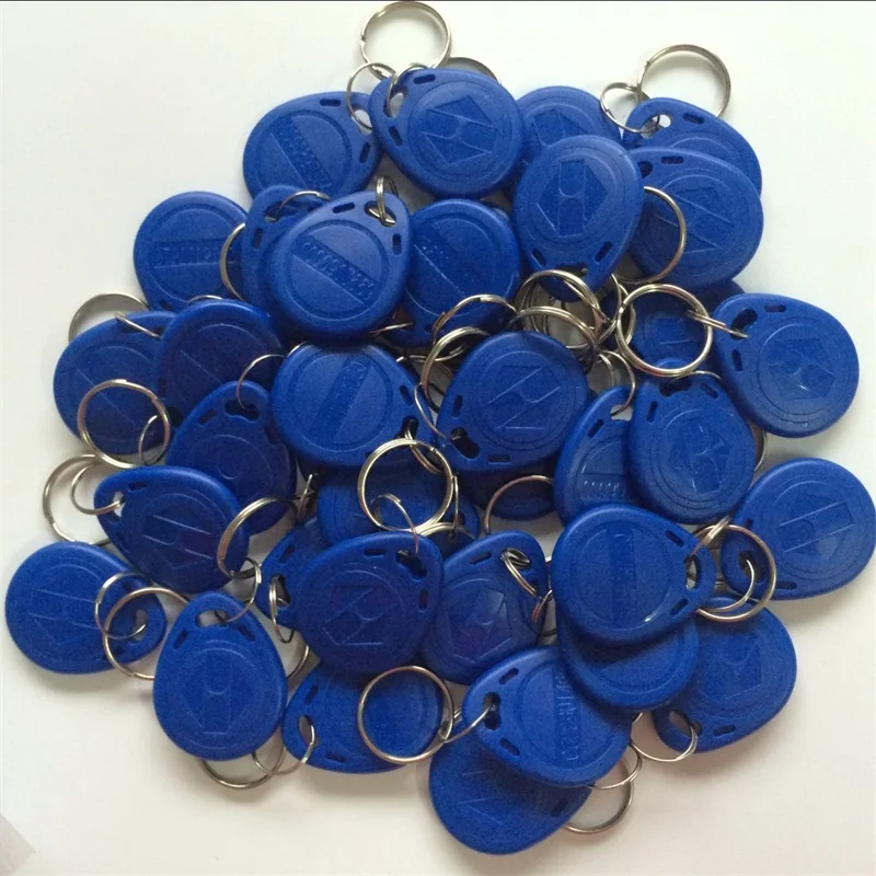 

100pcs/lot 125Khz Rfid EM4305 T5577 Rewritable ID Tag Keyfob Access Control Time Attendance Use ID Card