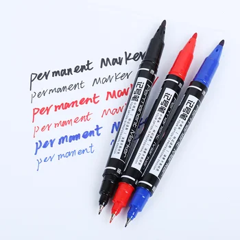 

1pc Marker Pens Good Waterproof Ink Thin Nib Crude Nib Black New Portable Fine Colour Marker Pen 3 Color Available