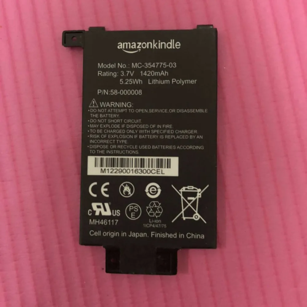 New OEM Battery For Amazon Kindle Paperwhite EY21 1st Generation 58-000008
