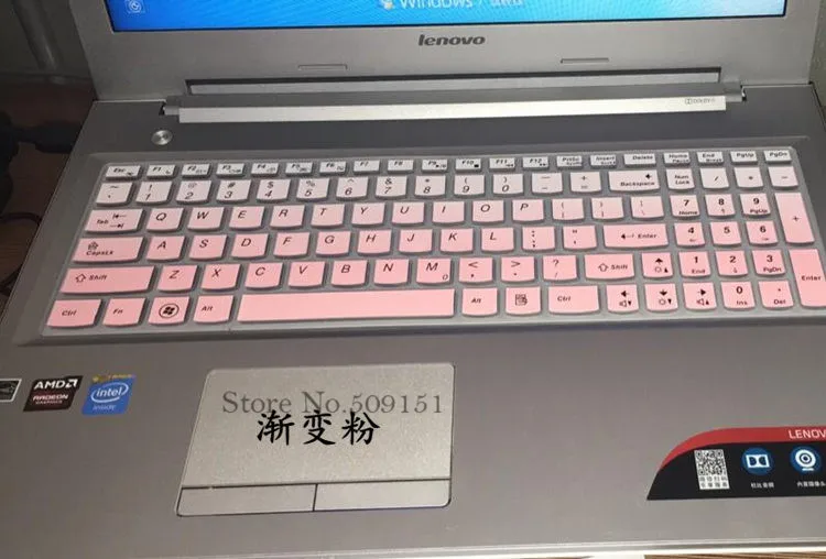 Силиконовая накладка на клавиатуру для Lenovo Z510 570 B590 Z50 Z501 Y50 V2000 v4000|keyboard cover for