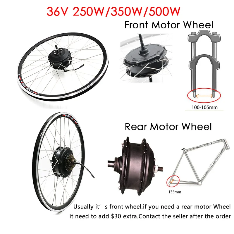 Excellent Ebike kit 36V 12ah-15ah Geared Motor Wheel Hailong Battery LCD Panel 250W-500W Electric Bicycle Conversion Kit E bike electrico 2 Excellent Ebike kit 36V 12ah-15ah Geared Motor Wheel Hailong Battery LCD Panel 250W-500W Electric Bicycle Conversion Kit E bike electrico 2