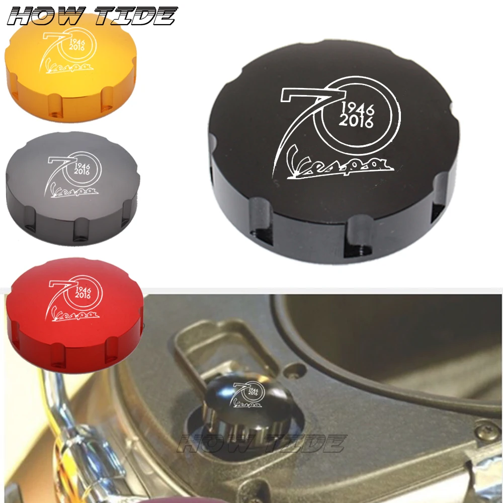 Gas Fuel Tank Filler Cap for All VESPA GTS GTV LX Piaggio 70th