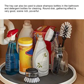

Kitchen Seasoning Bottle Storage Tray Rotary Cabinet Turntable for Kitchen Storage HUG-Deals