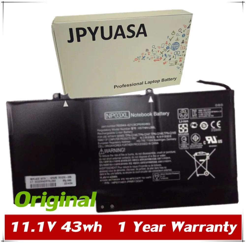 Аккумулятор для ноутбука 7XINbox 11 1 V 43wh NP03XL HP Pavilion X360 HSTNN-LB6L 760944-421 TPN-Q146 TPN-Q147 TPN-Q148 |