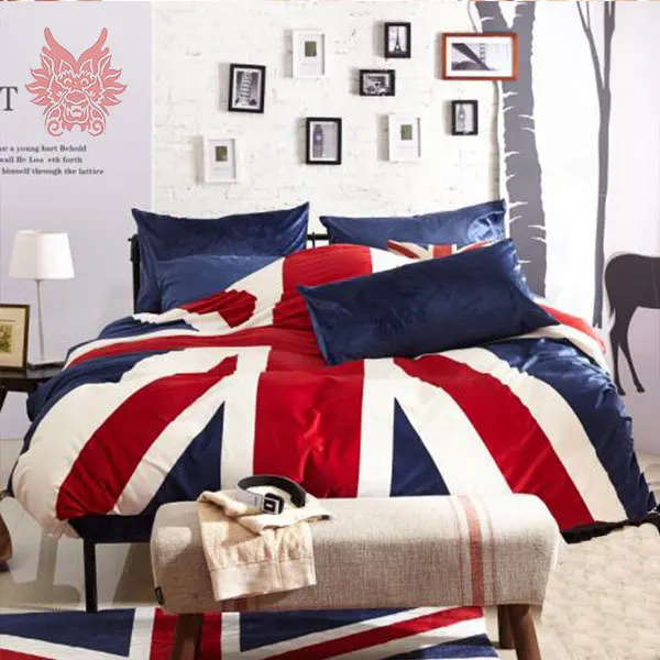 Duvet Cover Bed Sheet Pillowcase 4pcs Lot Sp1171 British Flag