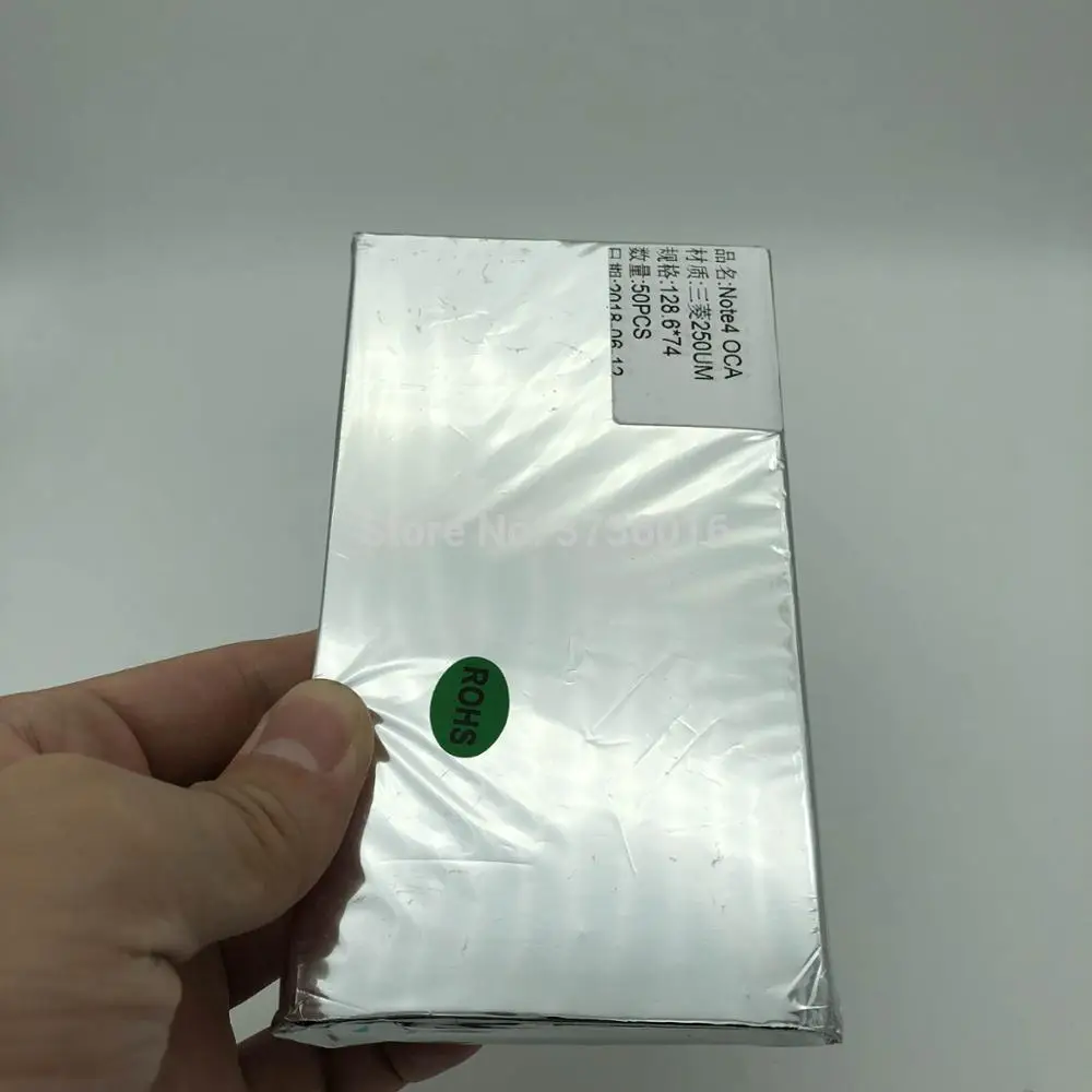 YMJ 250um в рамке OCA пленка для samsung Note 4 Lcd ремонт Восстановленный сенсорный экран oca стеклянное ламинирование не возврат пузыря