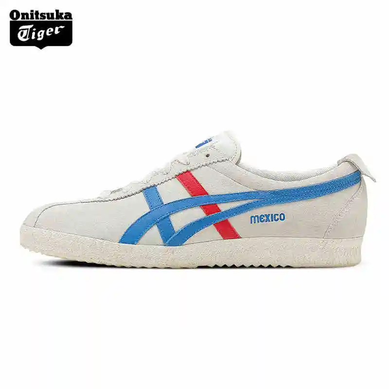 Prix pour 2017 ONITSUKA TIGER MEXICO Rétro Chaussures Hommes Classique Sport Chaussures de Marche Lumière Poids En Cuir Femmes de Planche À Roulettes Chaussures D639L Prix pour 2017 ONITSUKA TIGER MEXICO Rétro Chaussures Hommes Classique Sport Chaussures de Marche Lumière Poids En Cuir Femmes de Planche À Roulettes Chaussures D639L
