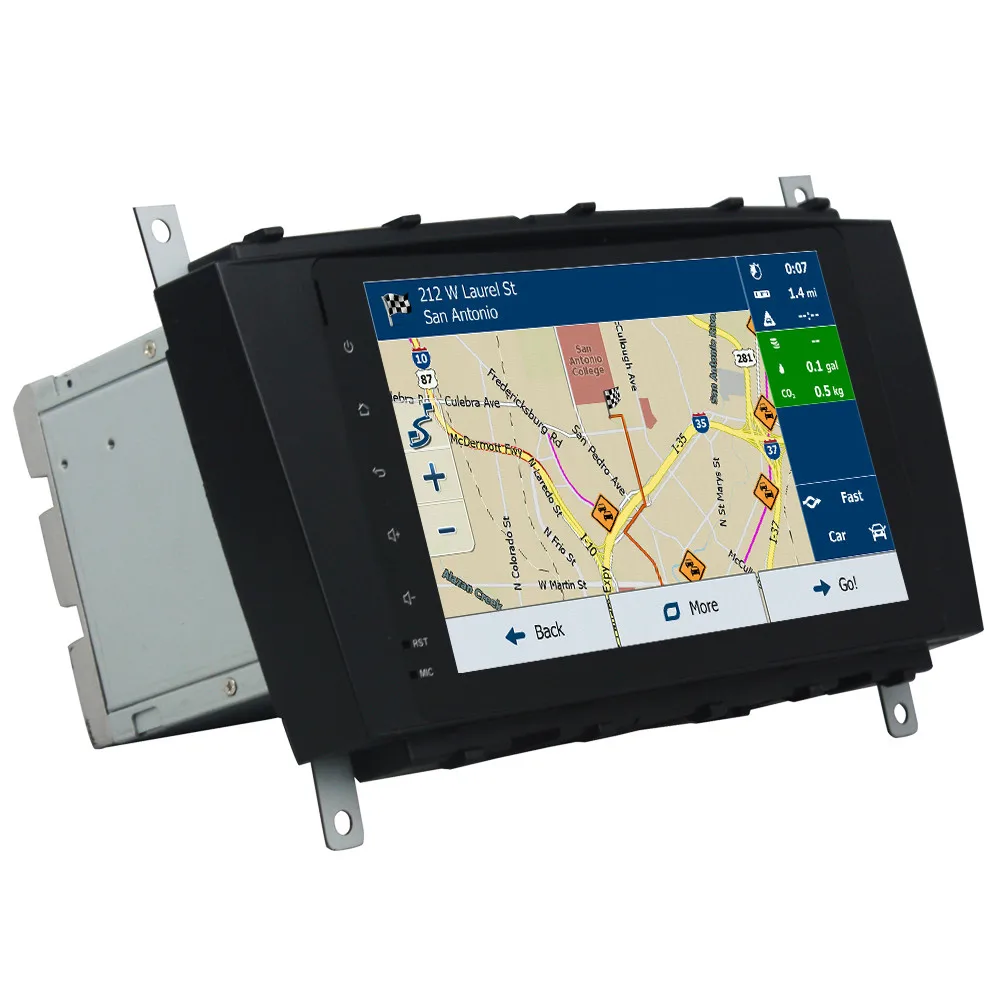 Discount 8" IPS Octa Core 4G WIFI Android 8.1 4GB RAM 64GB ROM RDS Car DVD Multimedia Player Stereo Radio For Mercedes-Benz W203 CLC W467 4